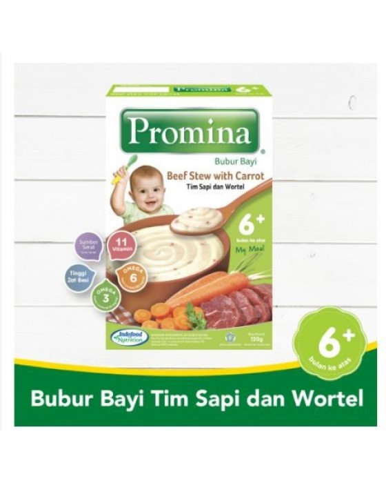 PROMINA BUBUR BAYI TIM SAPI WORTEL BOX 120GR