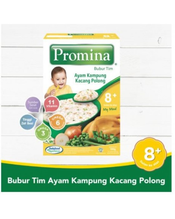 PROMINA BUBUR TIM AYAM KAMPUNG KACANG POLONG BOX 100GR