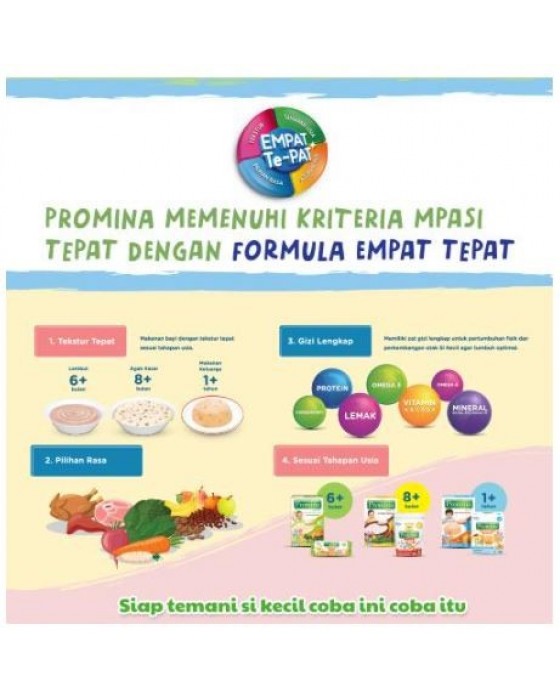 PROMINA BUBUR TIM AYAM KAMPUNG KACANG POLONG BOX 100GR