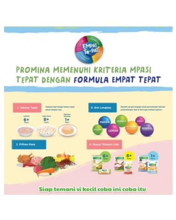 PROMINA BUBUR TIM BAYI DAGING DAN BROKOLI BOX 100GR