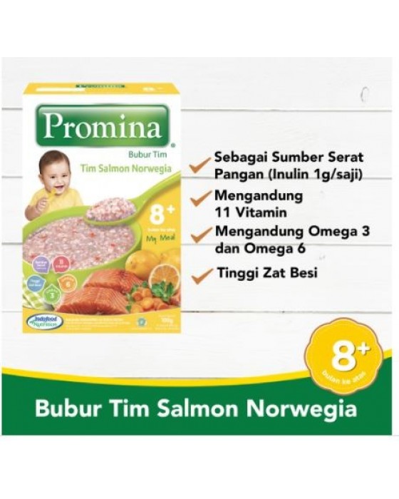 PROMINA BUBUR TIM SALMON NORWEGIA BOX 100GR