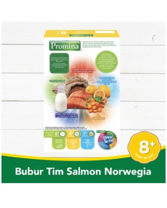 PROMINA BUBUR TIM SALMON NORWEGIA BOX 100GR