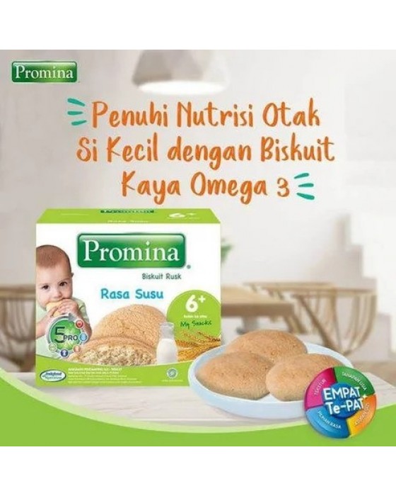 PROMINA BISKUIT RUSK SNACK BAYI 130GR - SUSU