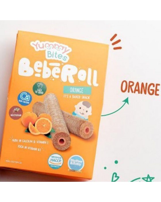 YUMMY BITES BEBEROLL 40GR - ORANGE