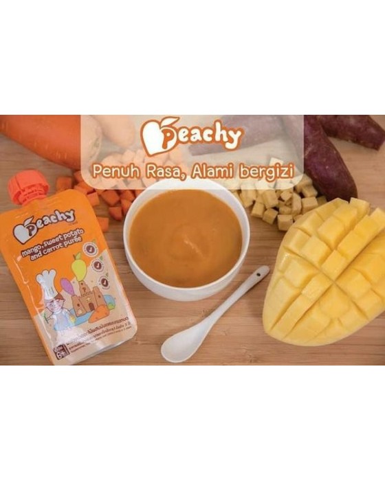 PEACHY MANGO SWEET POTATO PUREE 110GR