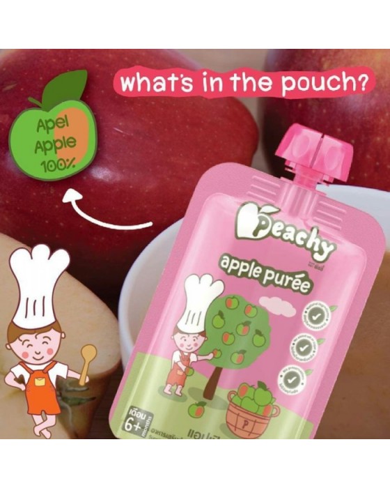 PEACHY APPLE PUREE 100GR