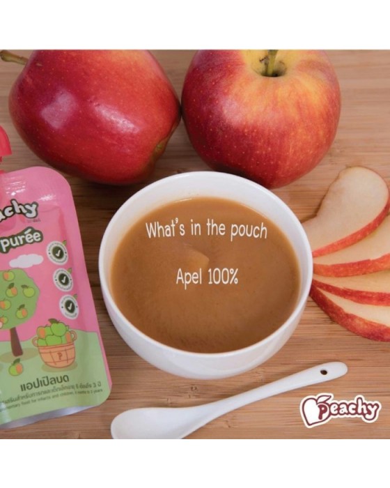 PEACHY APPLE PUREE 100GR