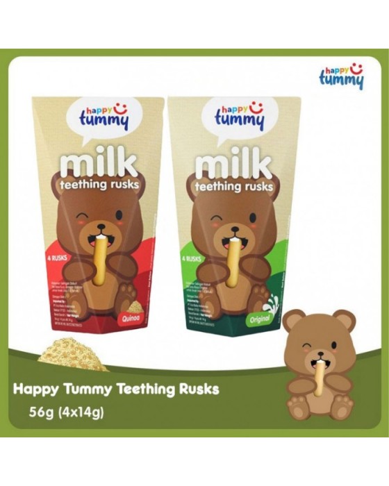 HAPPY TUMMY TEETHING BISCUIT 56GR