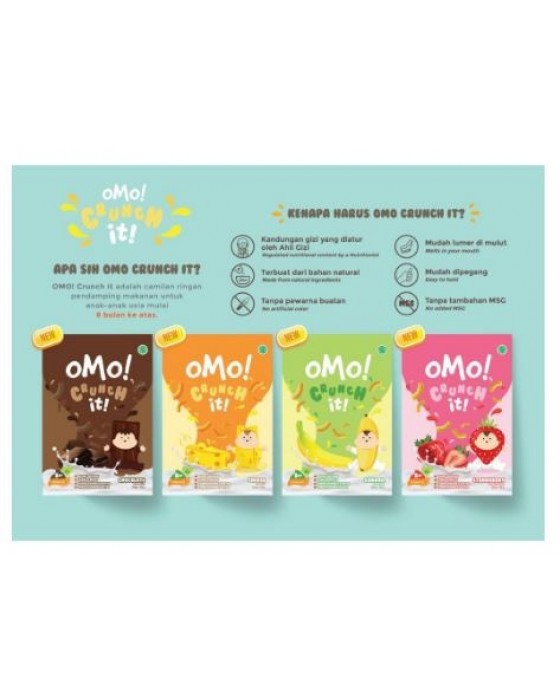 OMO CRUNCH IT 8M+ 25GR - KEJU