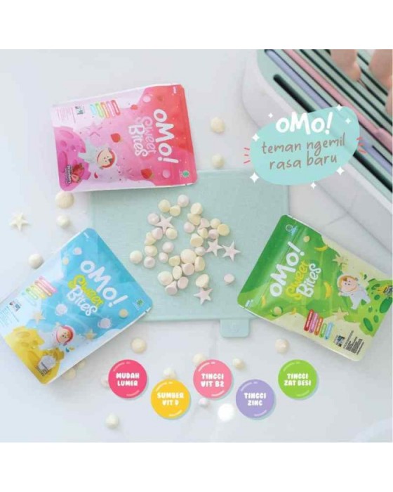 OMO SWEET BITES 12M+ 18GR - STRAWBERRY