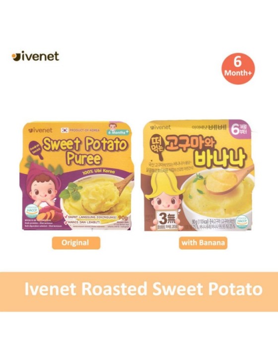 IVENET ROASTED SWEET POTATO PUREE 90GR - ORIGINAL