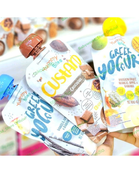 Yummy Bites Greek Yogurt 100gr Snack Bayi