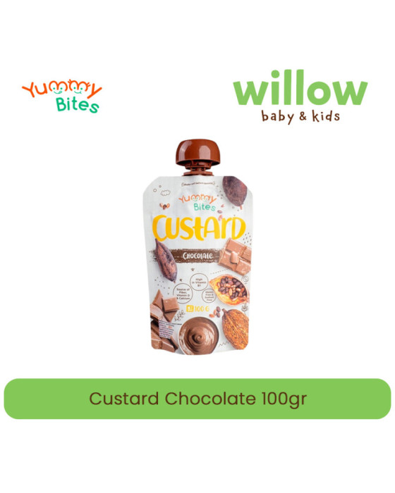 Yummy Bites Custard Chocolate 100gr Snack Bayi