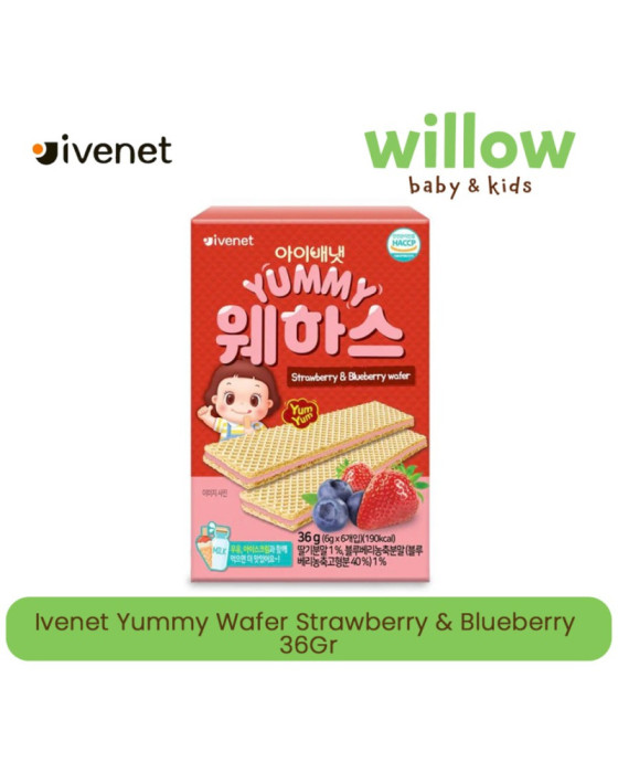 Ivenet Yummy Wafer Snack Bayi 36Gr