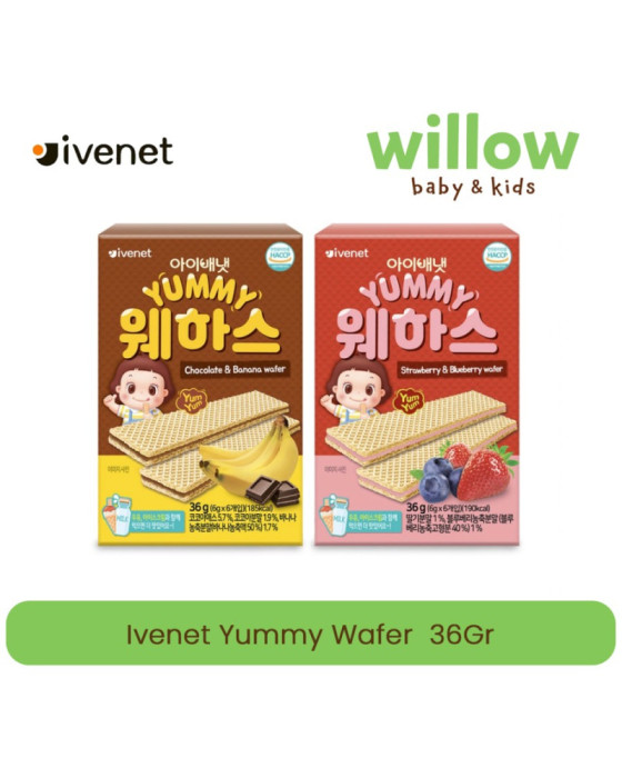 Ivenet Yummy Wafer Snack Bayi 36Gr