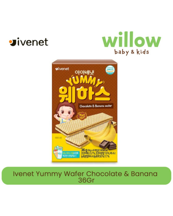 Ivenet Yummy Wafer Snack Bayi 36Gr