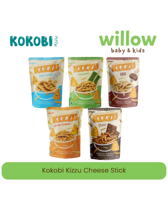 Kokobi Kizzu Cheese Stick Camilan Instant 60Gr