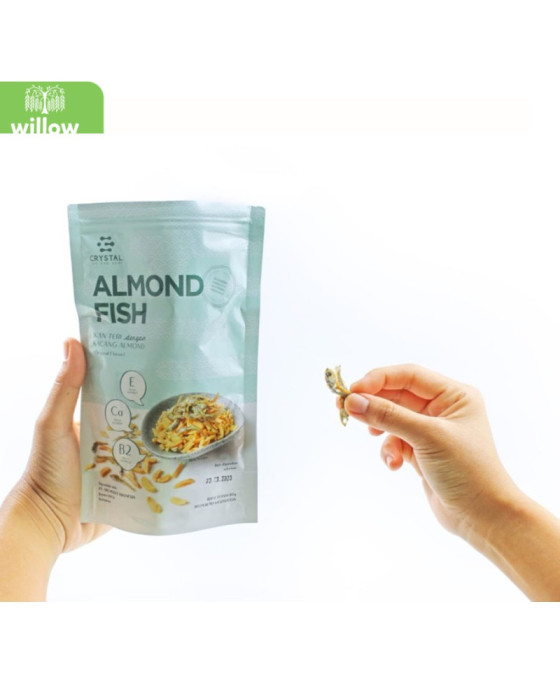 Crystal Almond Fish Snack Bumbu Masakan 80Gr