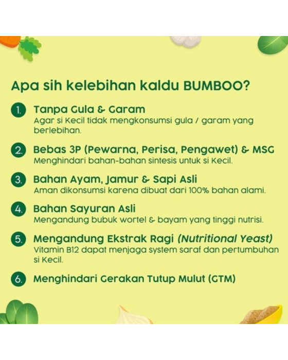 Bumboo Kaldu Non Msg Penyedap Rasa 90Gr