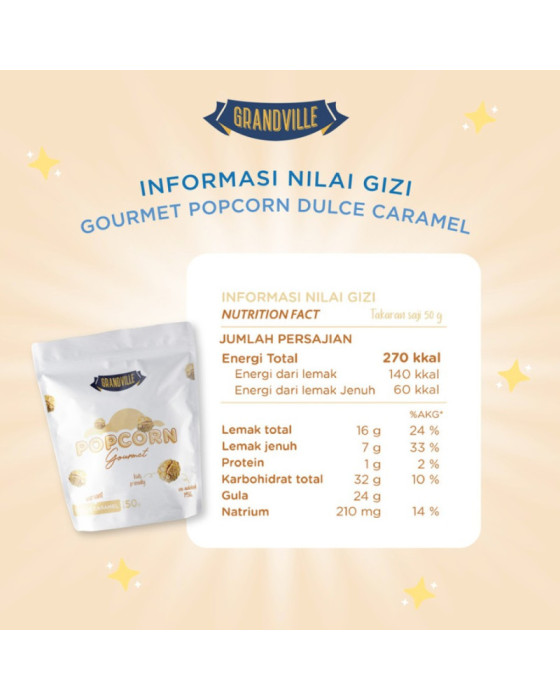 Grandville Popcorn 50Gr Makanan Instan