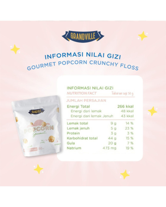 Grandville Popcorn 50Gr Makanan Instan