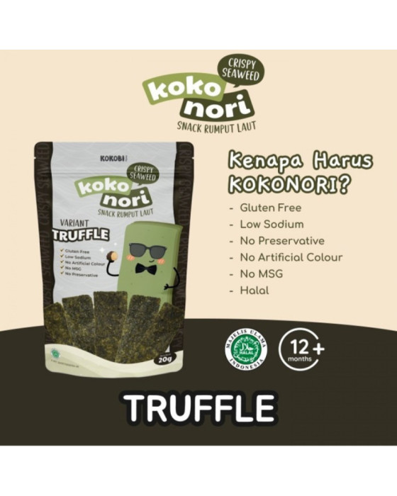 Kokobi Koko Nori Crispy Seaweed Camilan Bayi 20Gr