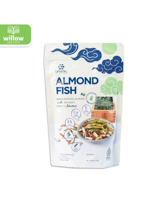 Crystal Almond Fish Snack Bumbu Masakan 80Gr