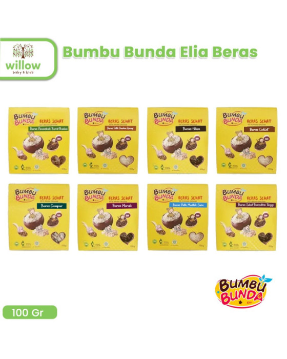 Bumbu Bunda Elia Beras Organik 100Gr