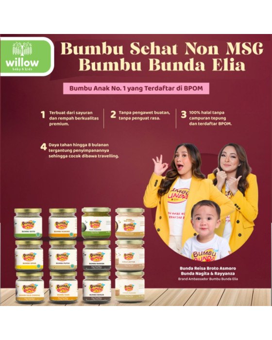 Bumbu Bunda Elia Bumbu Sehat Non MSG 50Gr