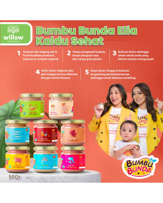 Bumbu Bunda Elia Kaldu Penyedap Rasa 50Gr