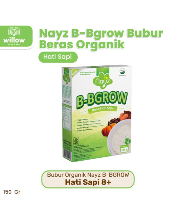 Nayz B-Bgrow Bubur Beras Bayi Organik 150Gr