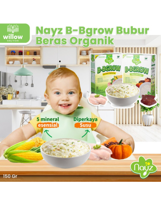 Nayz B-Bgrow Bubur Beras Bayi Organik 150Gr