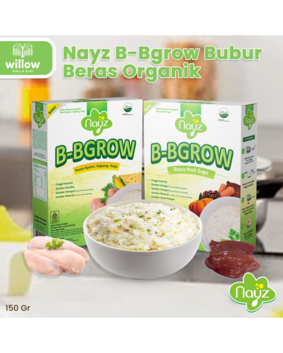 Nayz B-Bgrow Bubur Beras Bayi Organik 150Gr