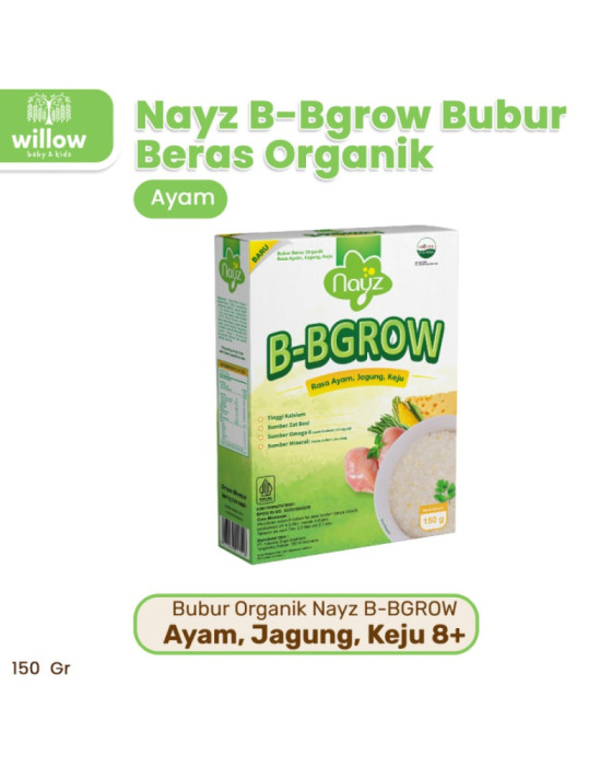 Nayz B-Bgrow Bubur Beras Bayi Organik 150Gr