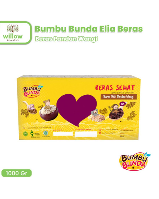 Bumbu Bunda Elia Beras Organik 1000Gr