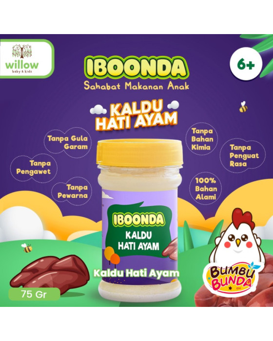 Bumbu Bunda Elia Iboonda Kaldu Bahan Masakan Bayi 75GR