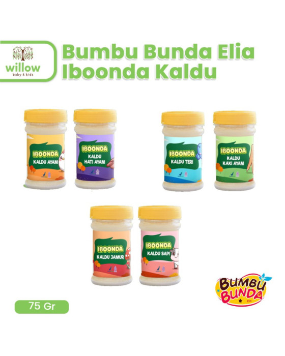 Bumbu Bunda Elia Iboonda Kaldu Bahan Masakan Bayi 75GR