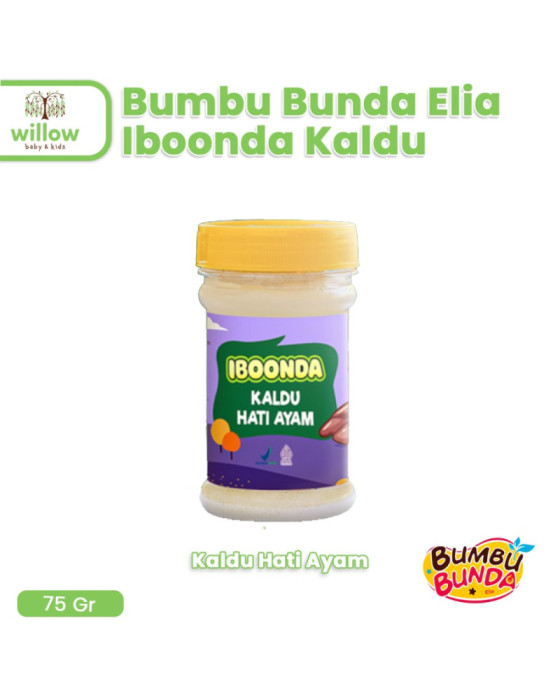 Bumbu Bunda Elia Iboonda Kaldu Bahan Masakan Bayi 75GR