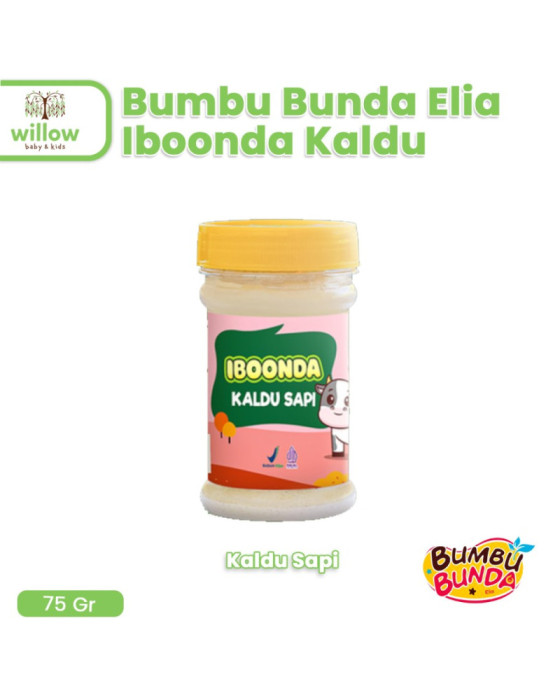 Bumbu Bunda Elia Iboonda Kaldu Bahan Masakan Bayi 75GR