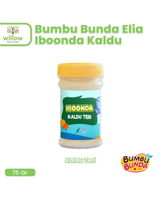 Bumbu Bunda Elia Iboonda Kaldu Bahan Masakan Bayi 75GR