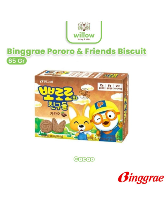 Binggrae Pororo & Friends Biscuit Camilan Bayi