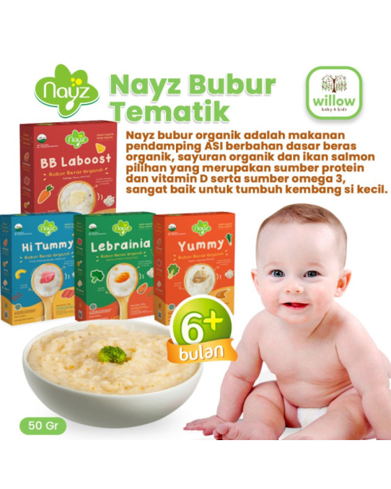 Nayz Bubur Tematik 50Gr Bubur Bayi