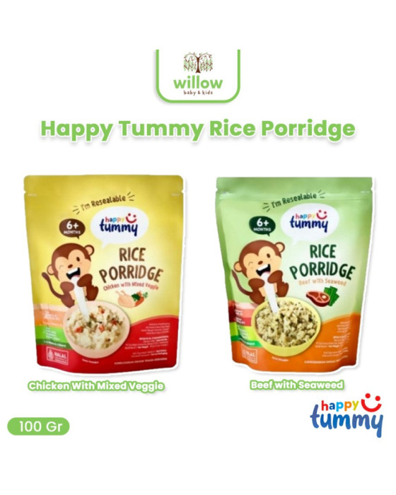 Happy Tummy Rice Porridge Cereal Bayi 100Gr