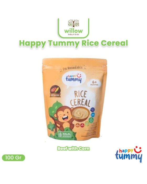 Happy Tummy Rice Cereal Bayi 100Gr