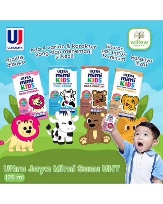 Ultra Jaya Mimi Susu UHT 125Ml