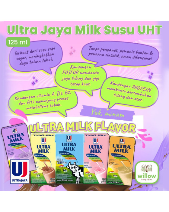 Ultra Jaya Milk Susu UHT 125Ml