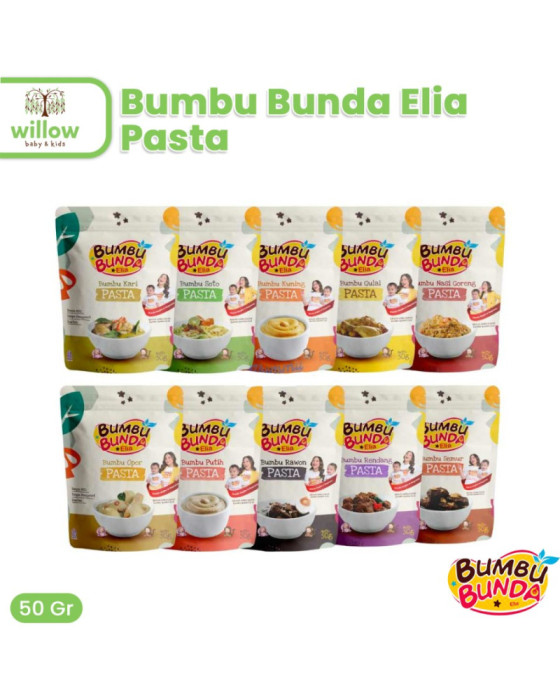 Bumbu Bunda Elia Pasta Bahan Makanan MPASI 50Gr