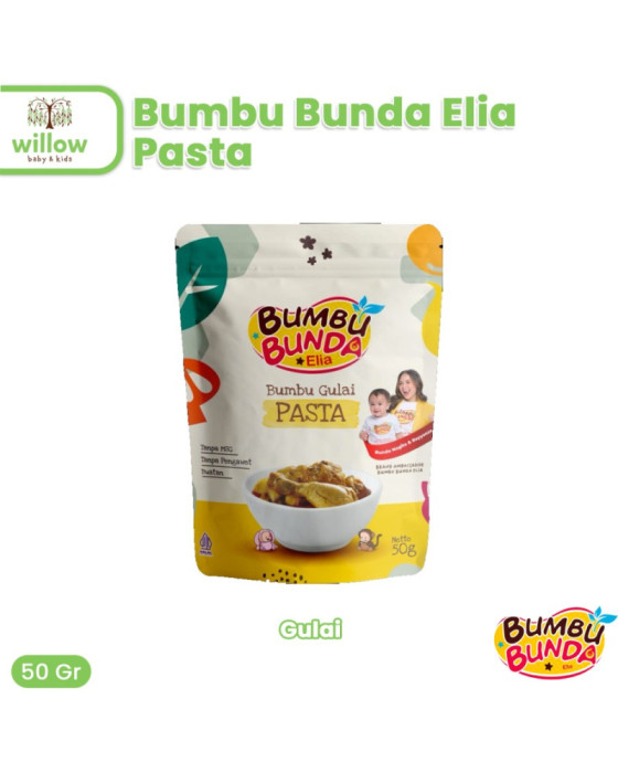 Bumbu Bunda Elia Pasta Bahan Makanan MPASI 50Gr