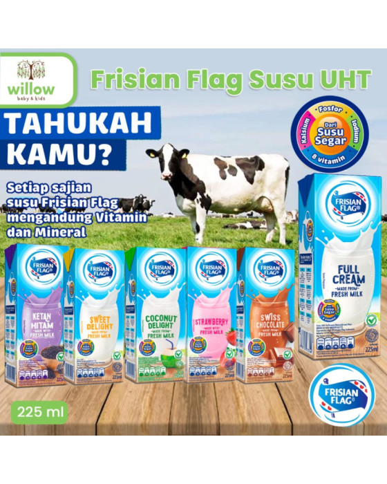 Frisian Flag Susu UHT Susu Kemasan 225Ml