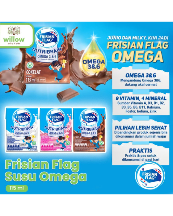 Frisian Flag Susu Omega Susu Kemasan 115Ml